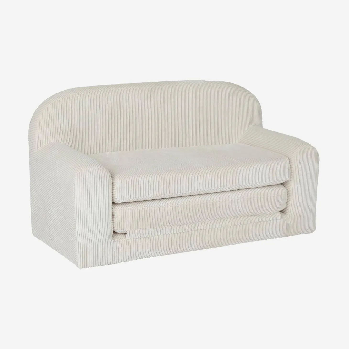Foldable children's sofa bed corduroy