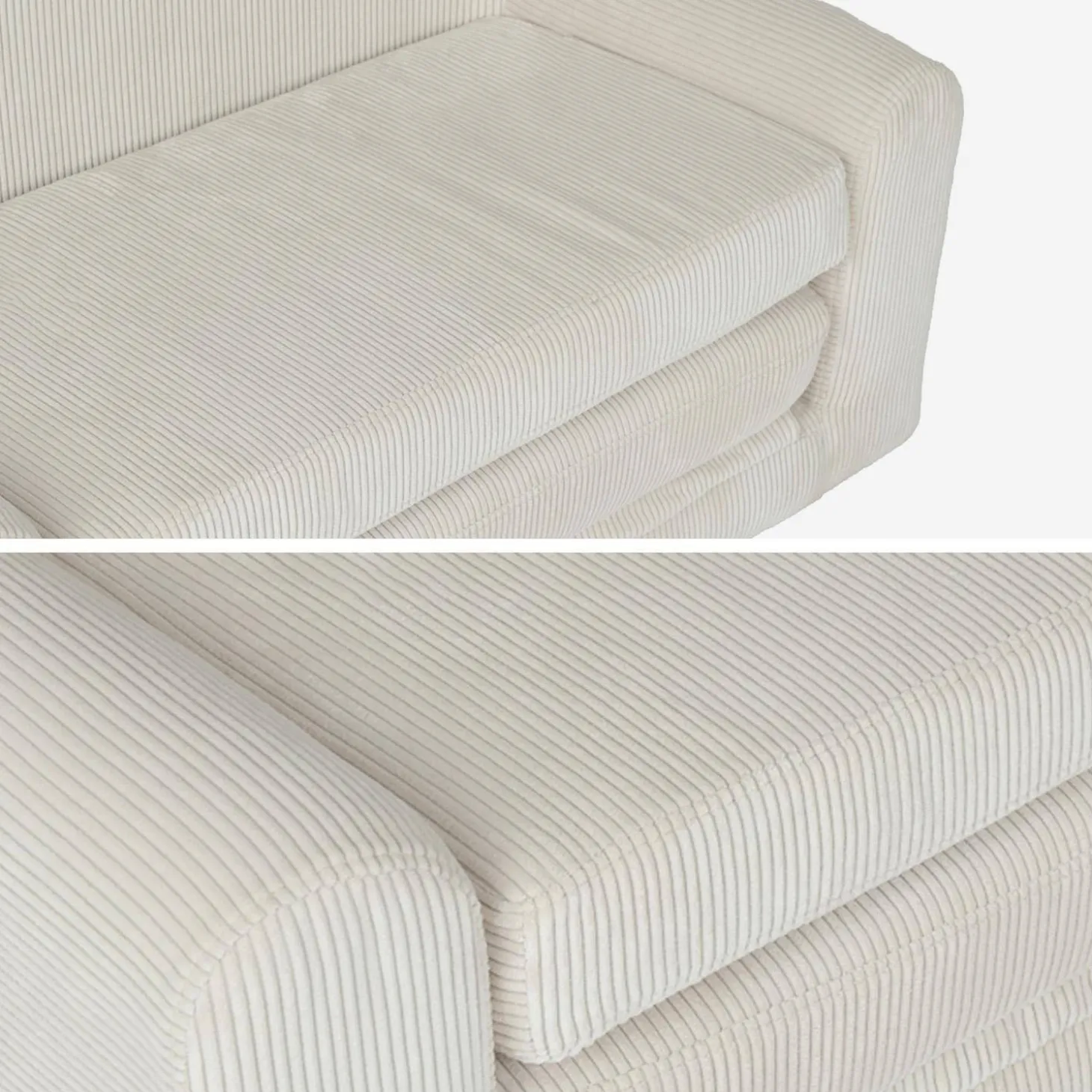 Foldable children's sofa bed corduroy