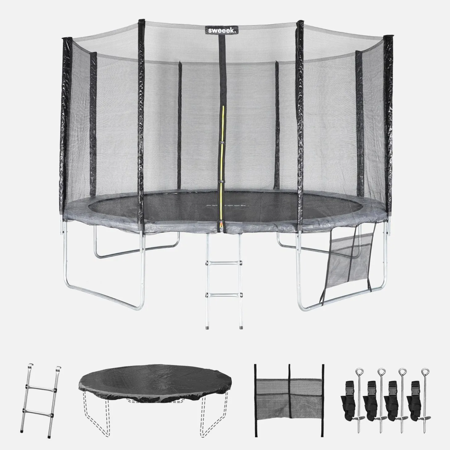 12ft Trampoline 370cm with accessories kit