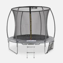 8ft trampoline with inner safety net and accessory kit