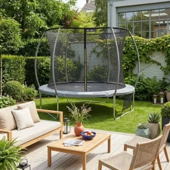 10ft trampoline with inner safety net and accessory kit