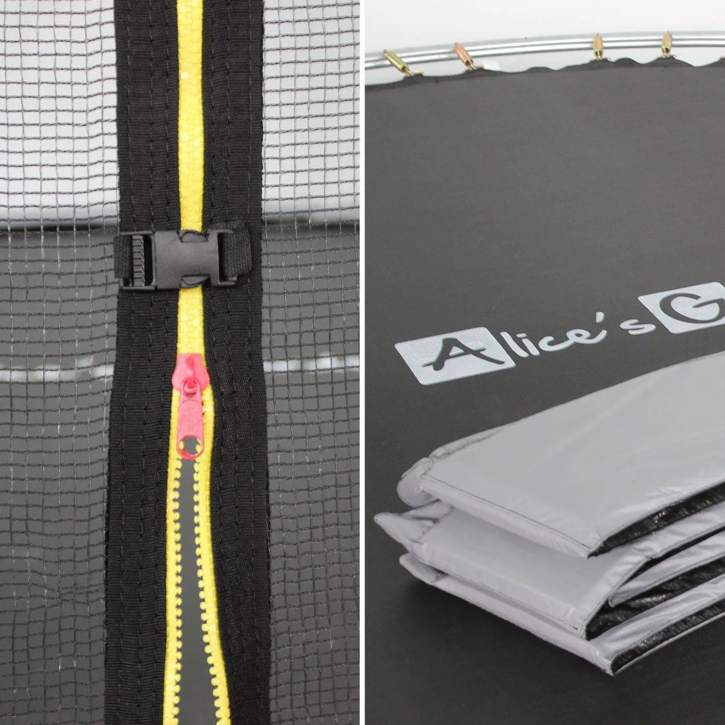 15ft trampoline with safety net