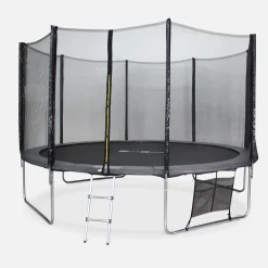 13ft trampoline with safety net and accessory kit