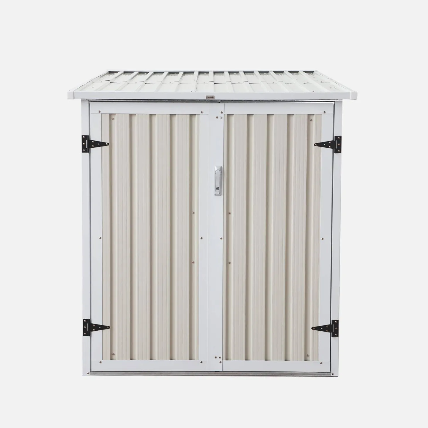Galvanized steel bike shelter with anchoring kit - 2 bikes
