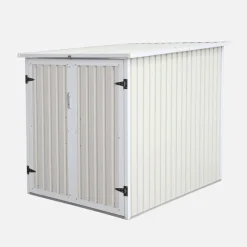 Galvanized steel bike shelter with anchoring kit - 2 bikes