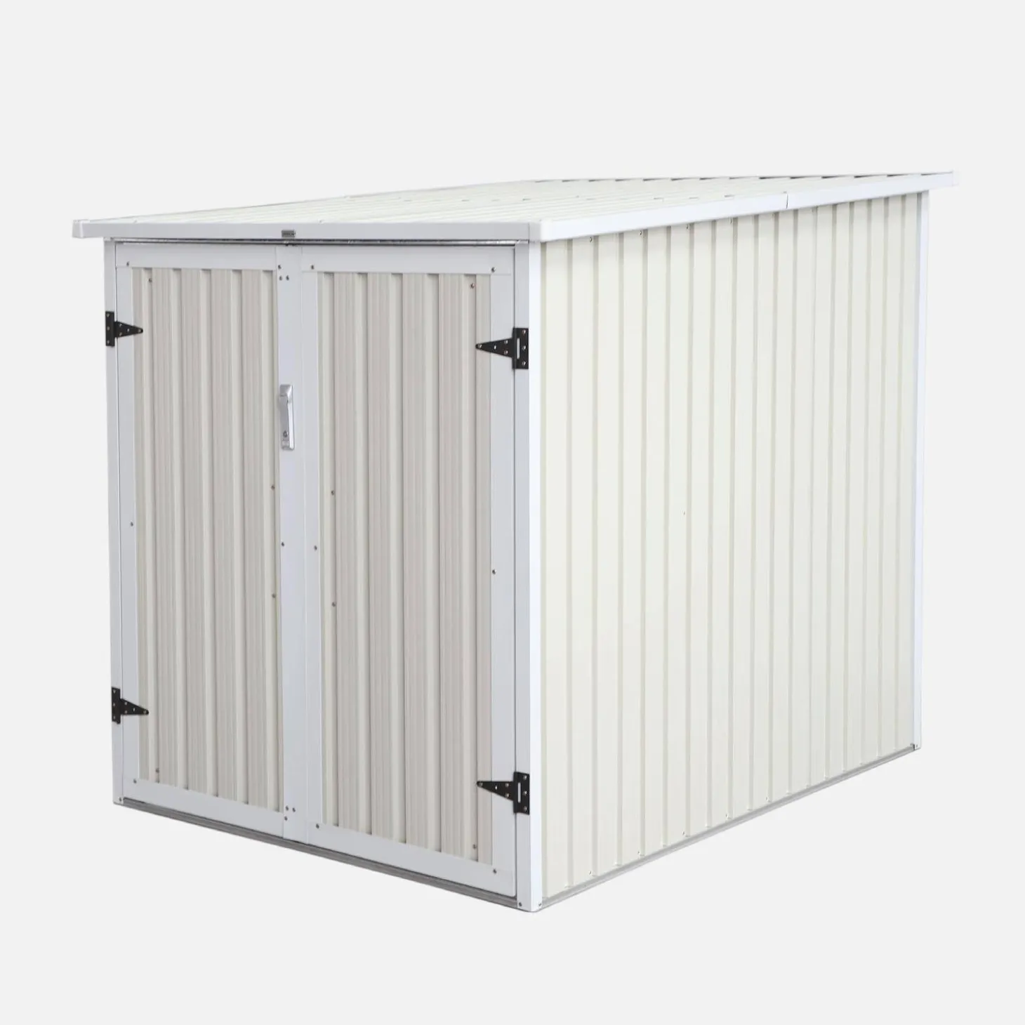Galvanized steel bike shelter with anchoring kit - 2 bikes
