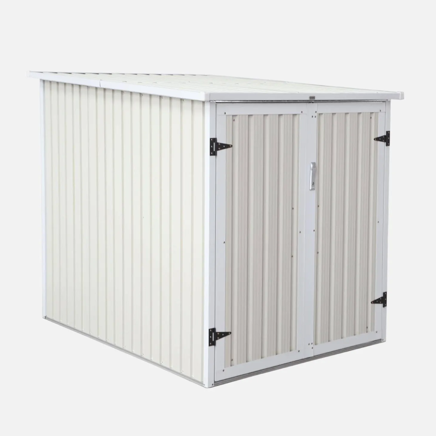 Galvanized steel bike shelter with anchoring kit - 2 bikes