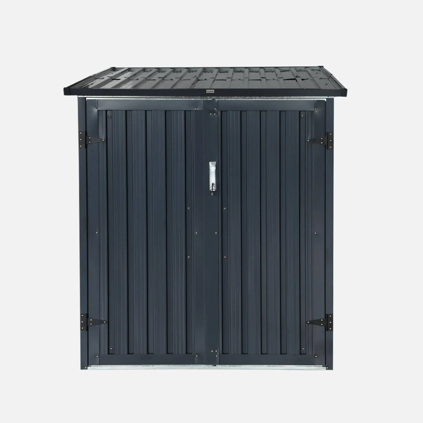 Galvanized steel bike shelter with anchoring kit - 2 bikes