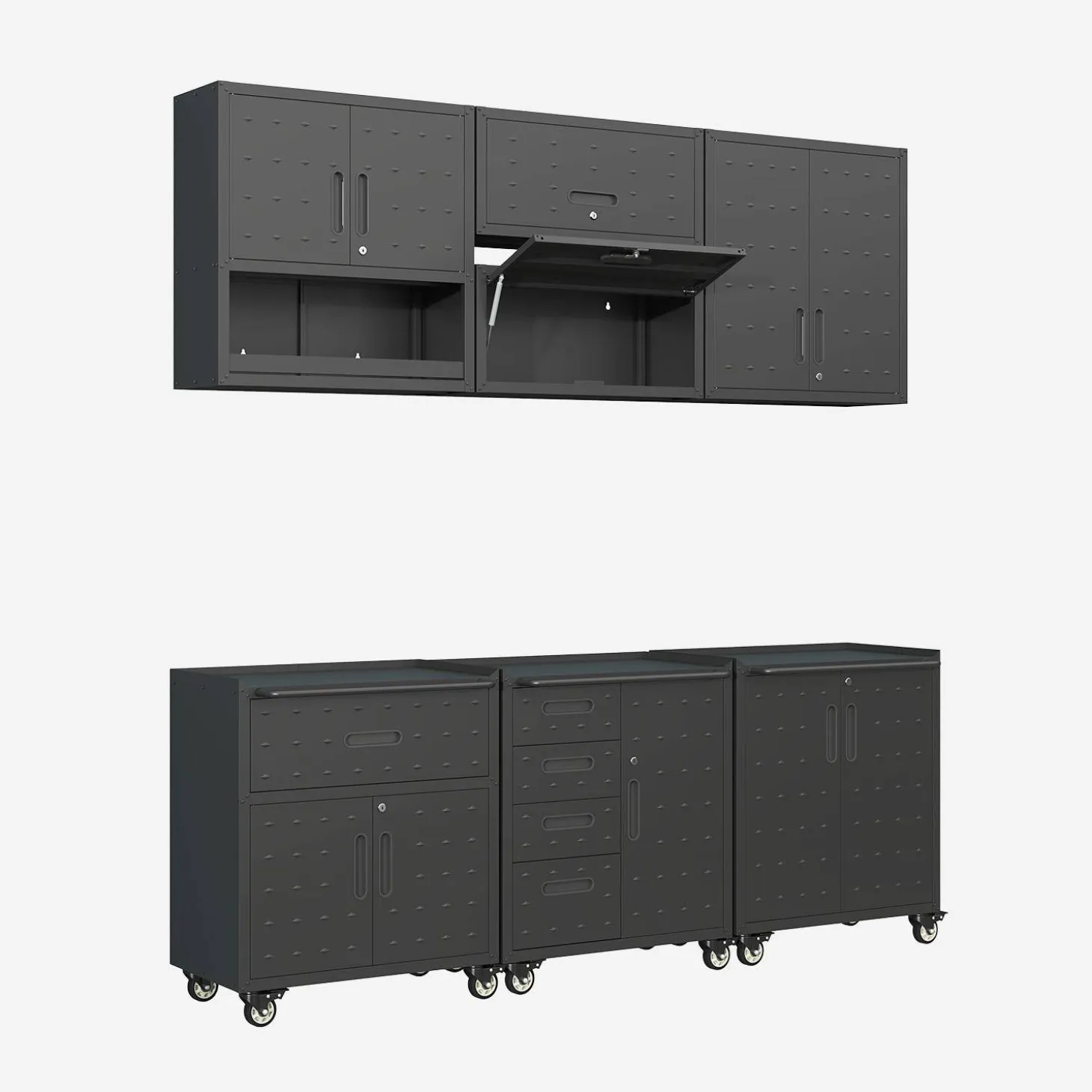 Garage storage furniture 6 steel units