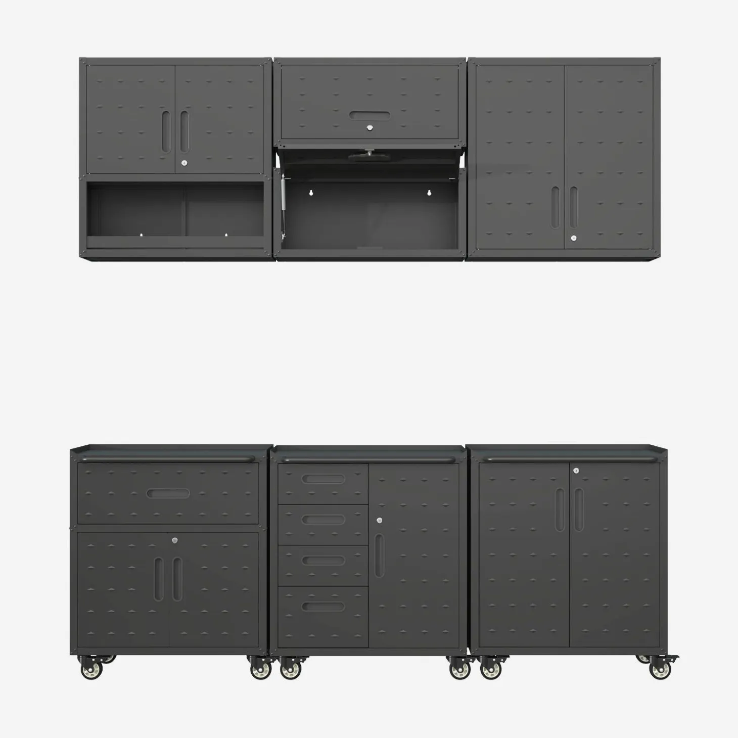 Garage storage furniture 6 steel units