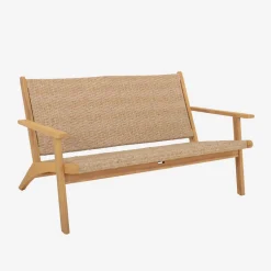 Garden bench acacia wood 2-Seater