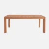 Garden table acacia wood 200cm seats 6
