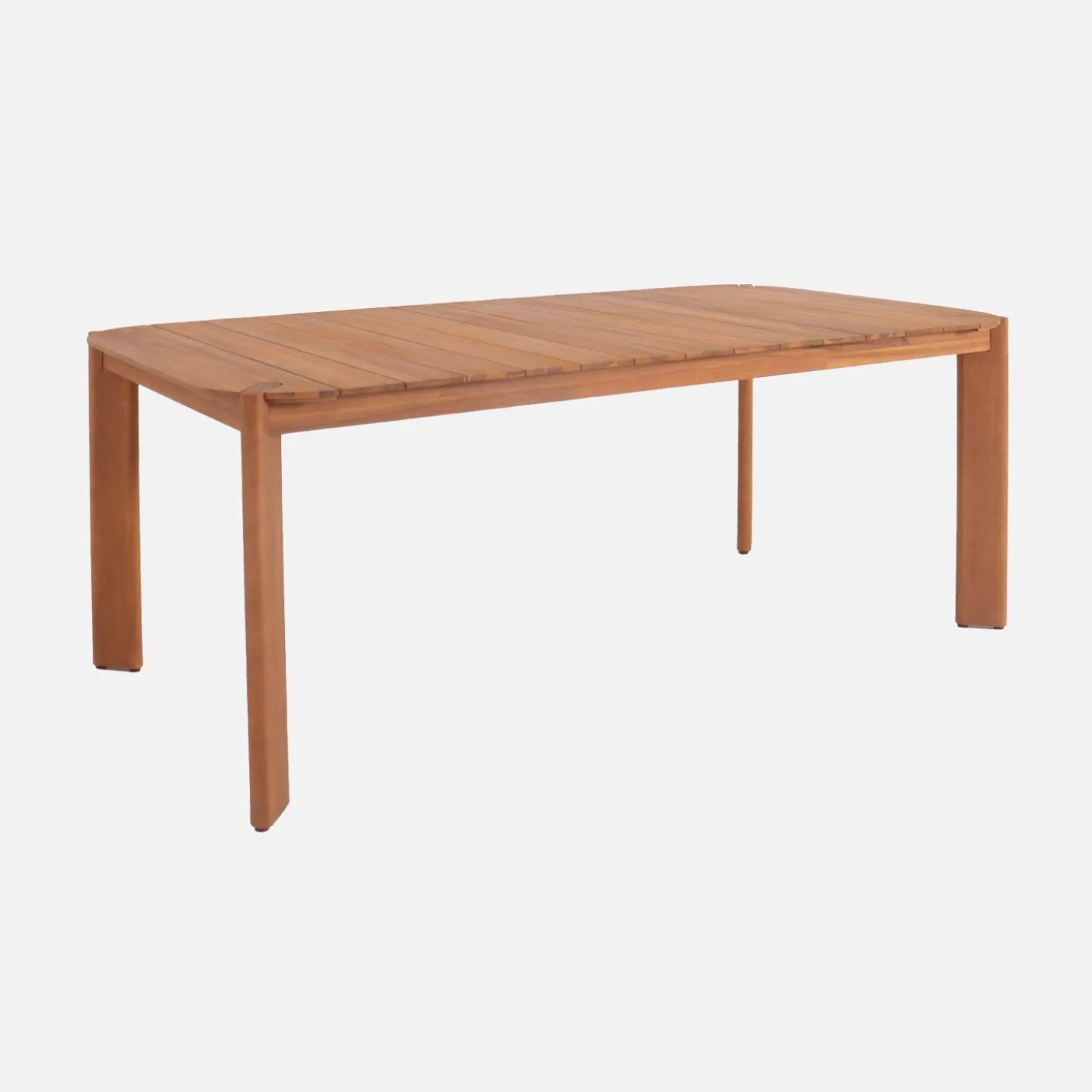 Garden table acacia wood 200cm seats 6