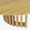 Garden table acacia wood seats 6