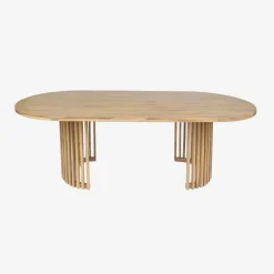 Garden table acacia wood seats 6