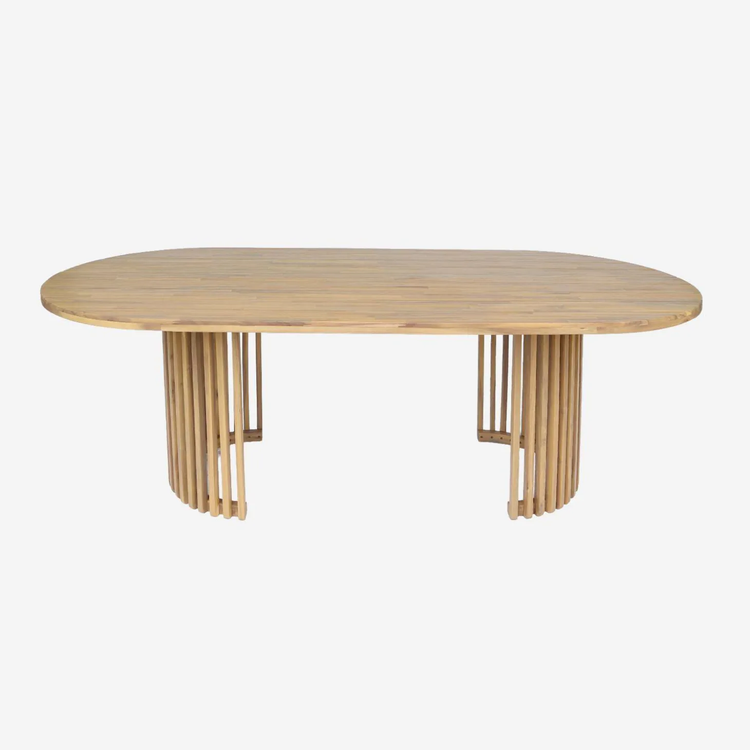 Garden table acacia wood seats 6