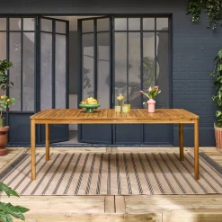 Garden table acacia wood 10 seats