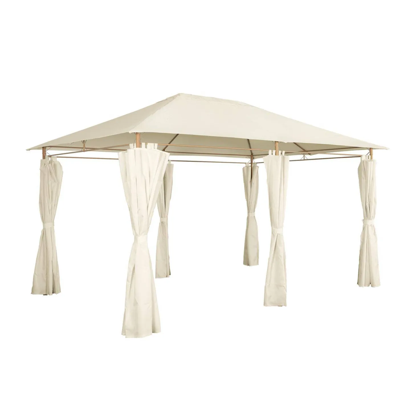 Heavy duty 3x4m gazebo with curtains
