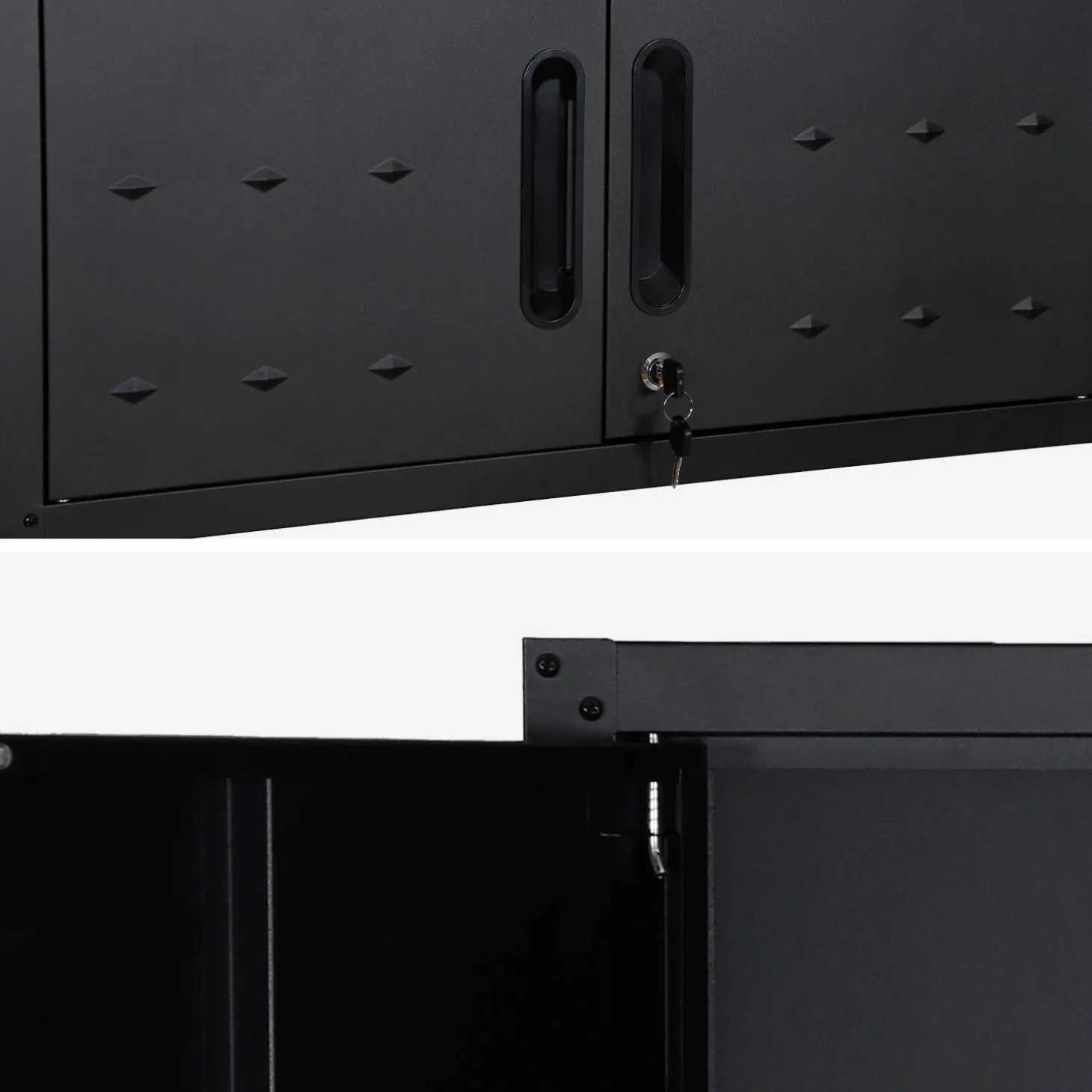 High storage cabinet for garages