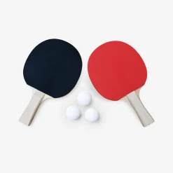 Indoor folding table tennis table with 4 bats and 6 balls