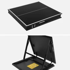 Indoor mini table tennis table with 2 bats and 3 balls