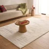 Indoor rug plain white