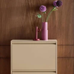 Industrial Metal Shoe Cabinet with 3 Drawers