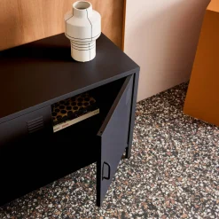 Industrial Metal TV Stand with 3 Doors 120cm