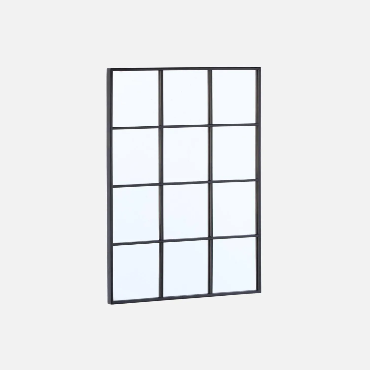 Industrial rectangular steel mirror