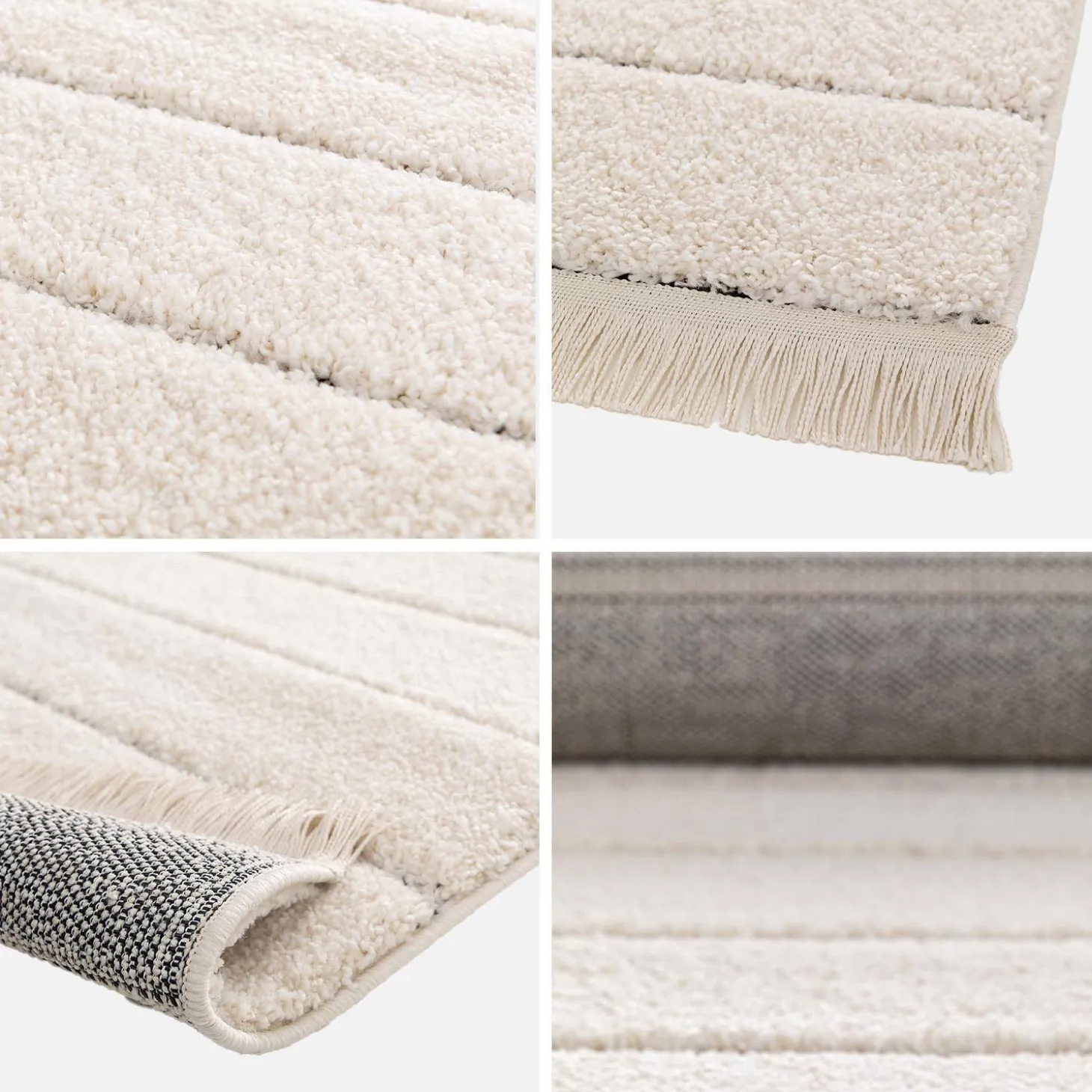 Interior carpet, parallel lines pattern