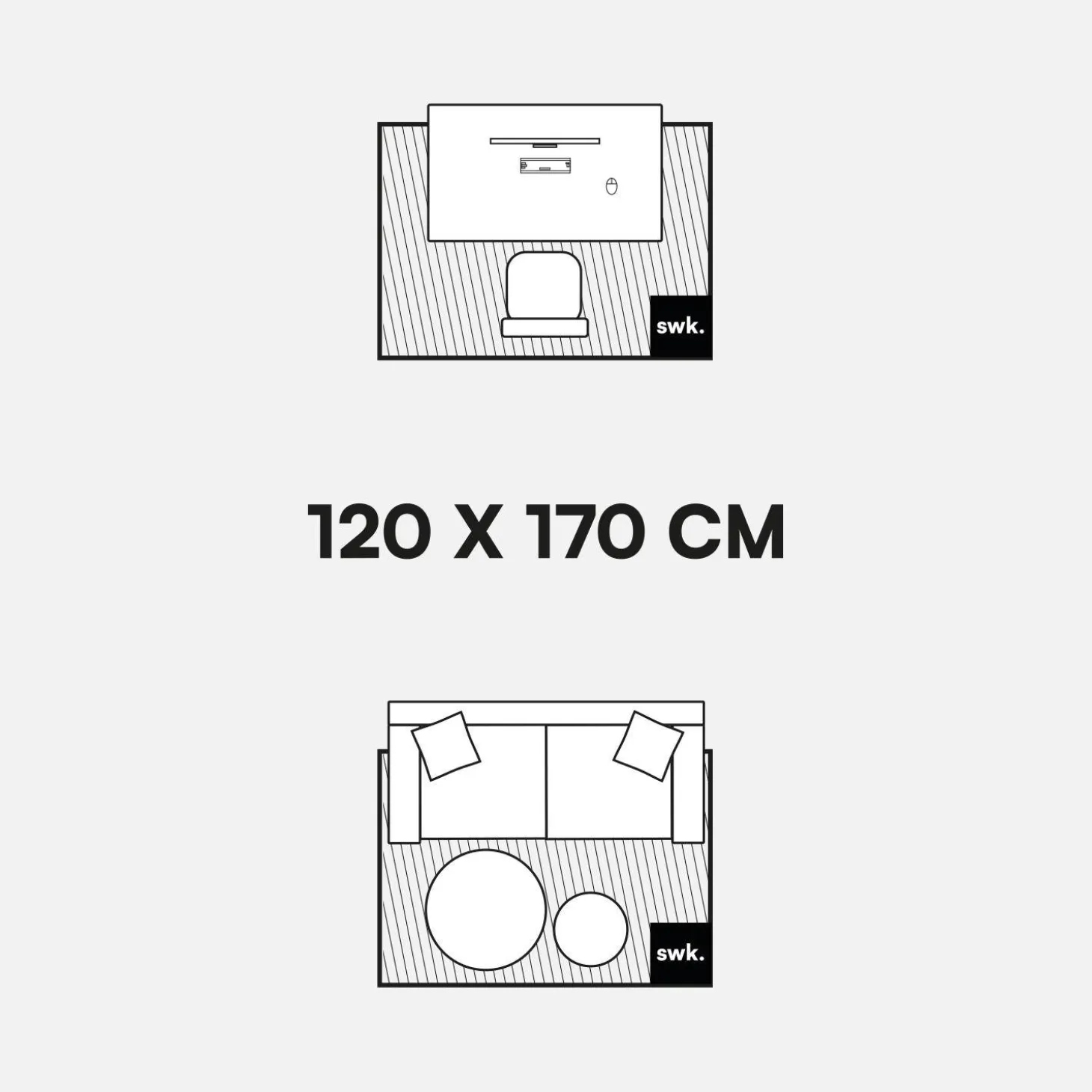 Interior rug cream floral pattern