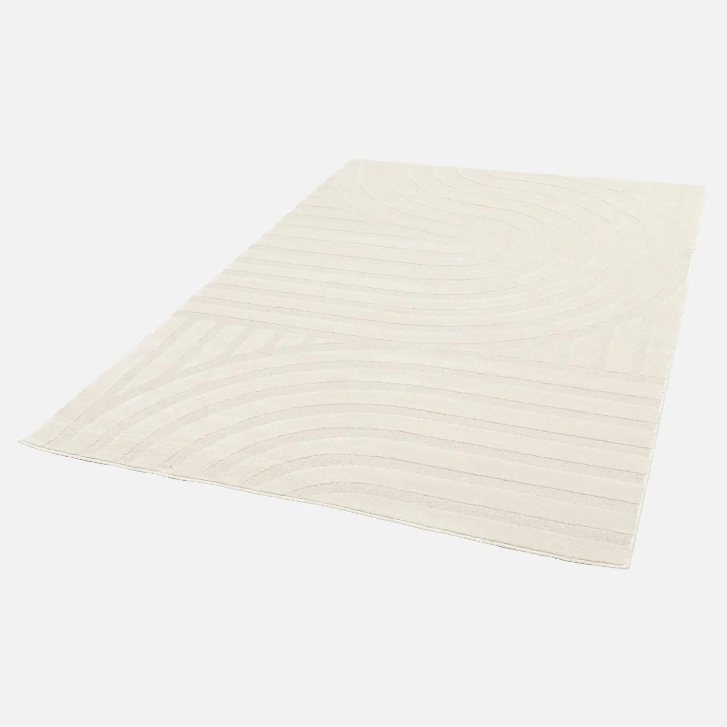 Interior rug with cream arches