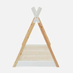 Kid's teepee bed 90 x 190cm natural pine slatted base included