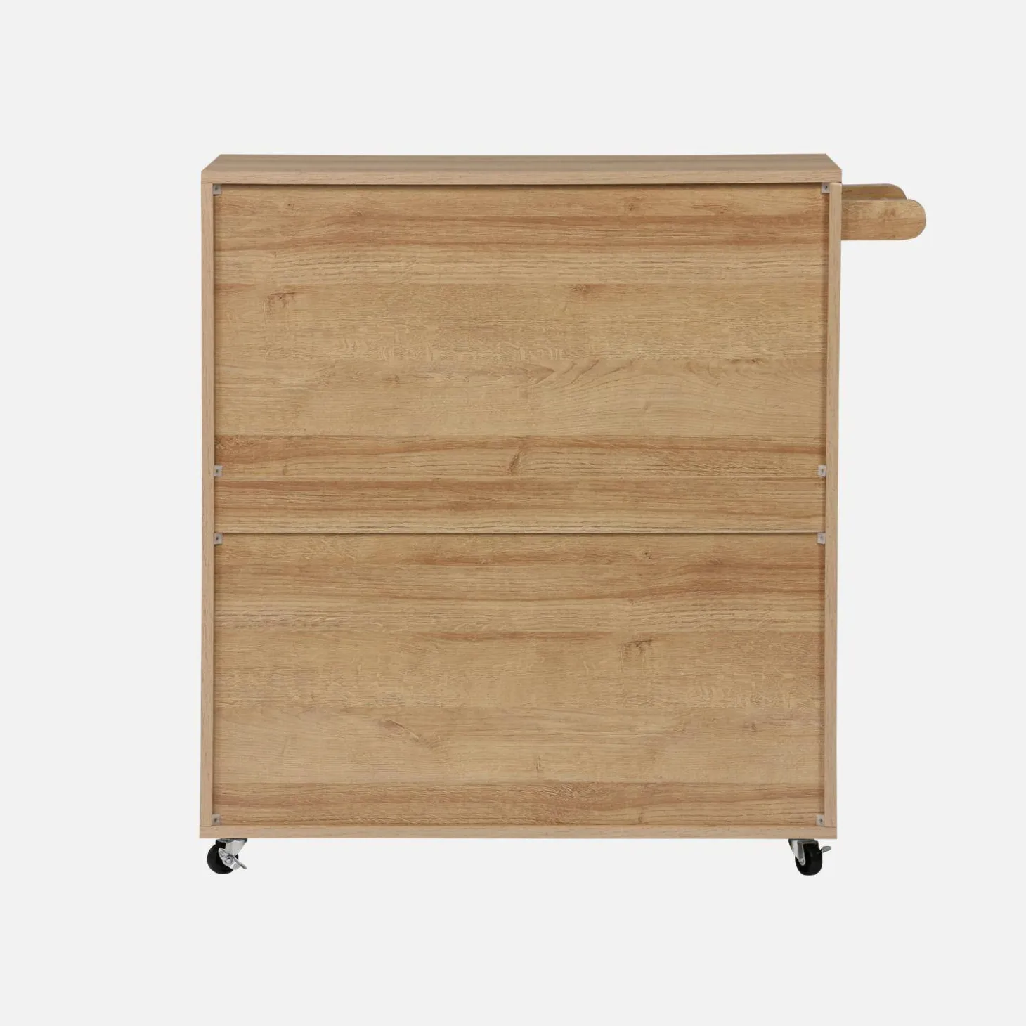 Kitchen sideboard wood decor and cane 1 handle 1 drawer 2 doors