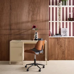Laminated steel children's desk 1 drawer