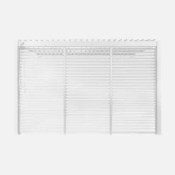Lean to pergola 4 x 3m + 3 130cm louver panels
