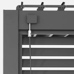 Lean to pergola 4 x 3m + 3 130cm louver panels