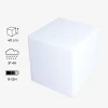 LED cube lamp with remote control, 16 colours