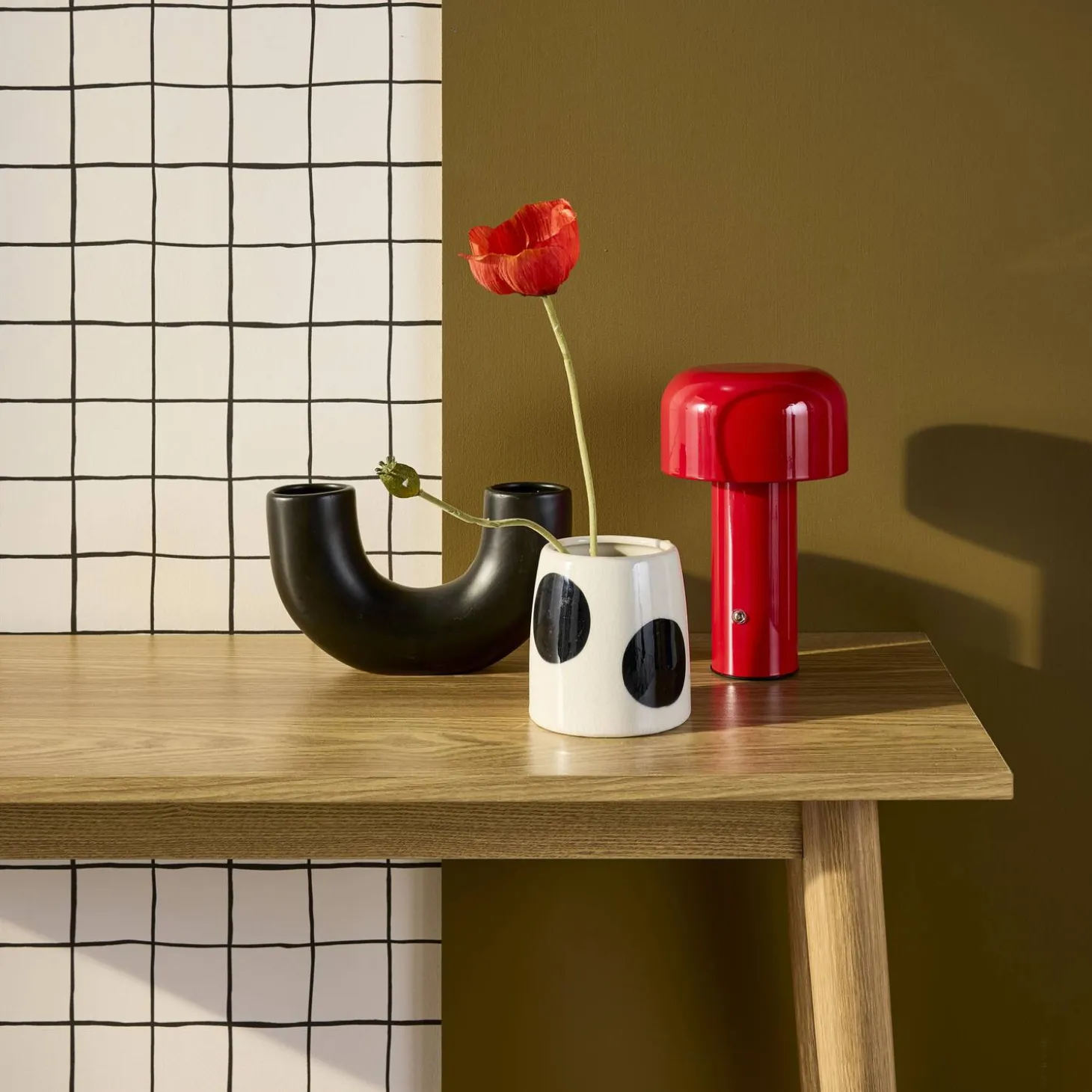 LED metal table lamp indoor Ø 13cm
