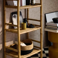 4-level bamboo shelf