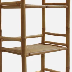 4-level bamboo shelf