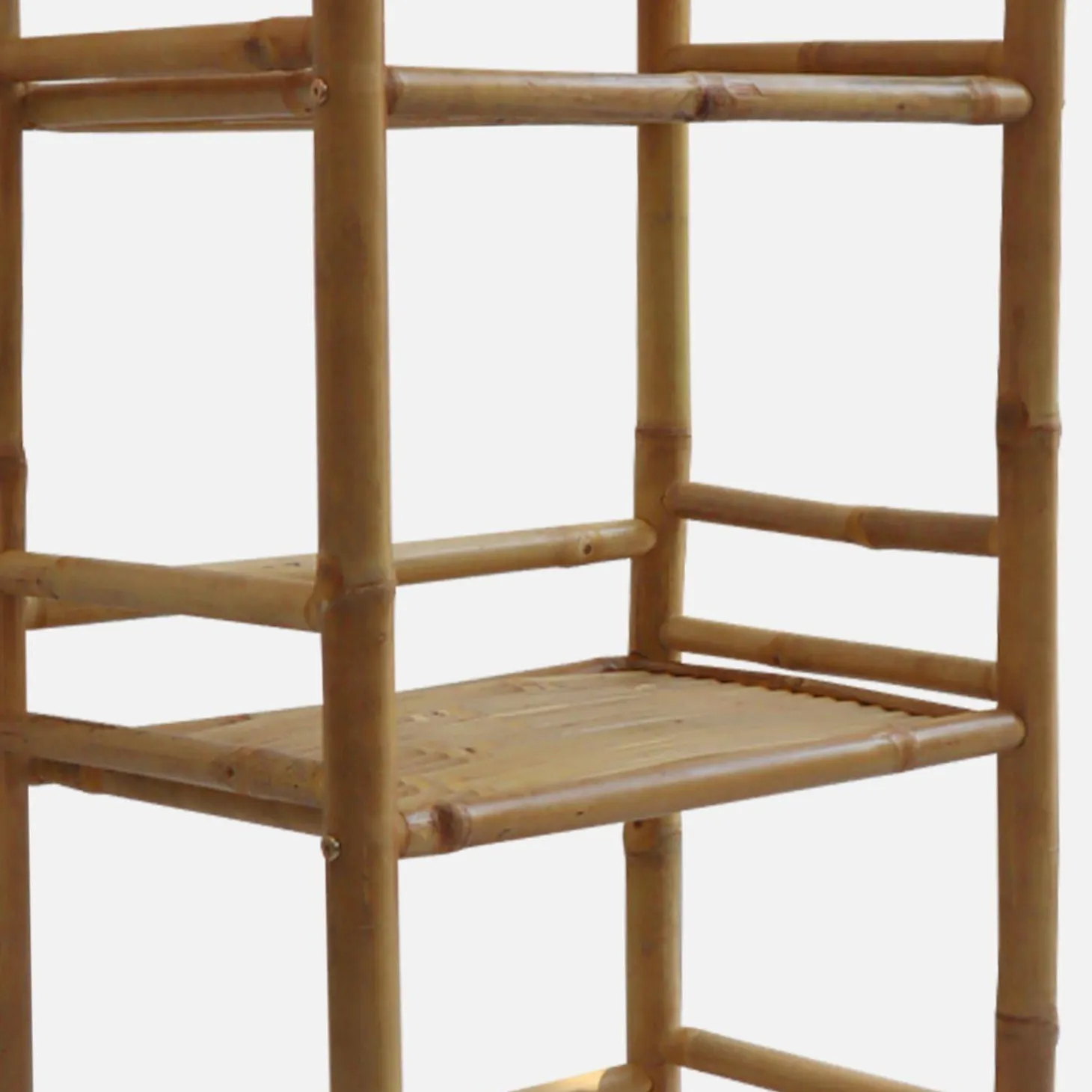 4-level bamboo shelf