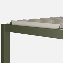 Louvered pergola aluminium and steel 4 x 3m