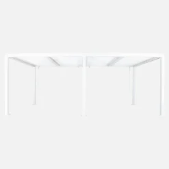 Louvered pergola aluminium and steel 6 x 3m