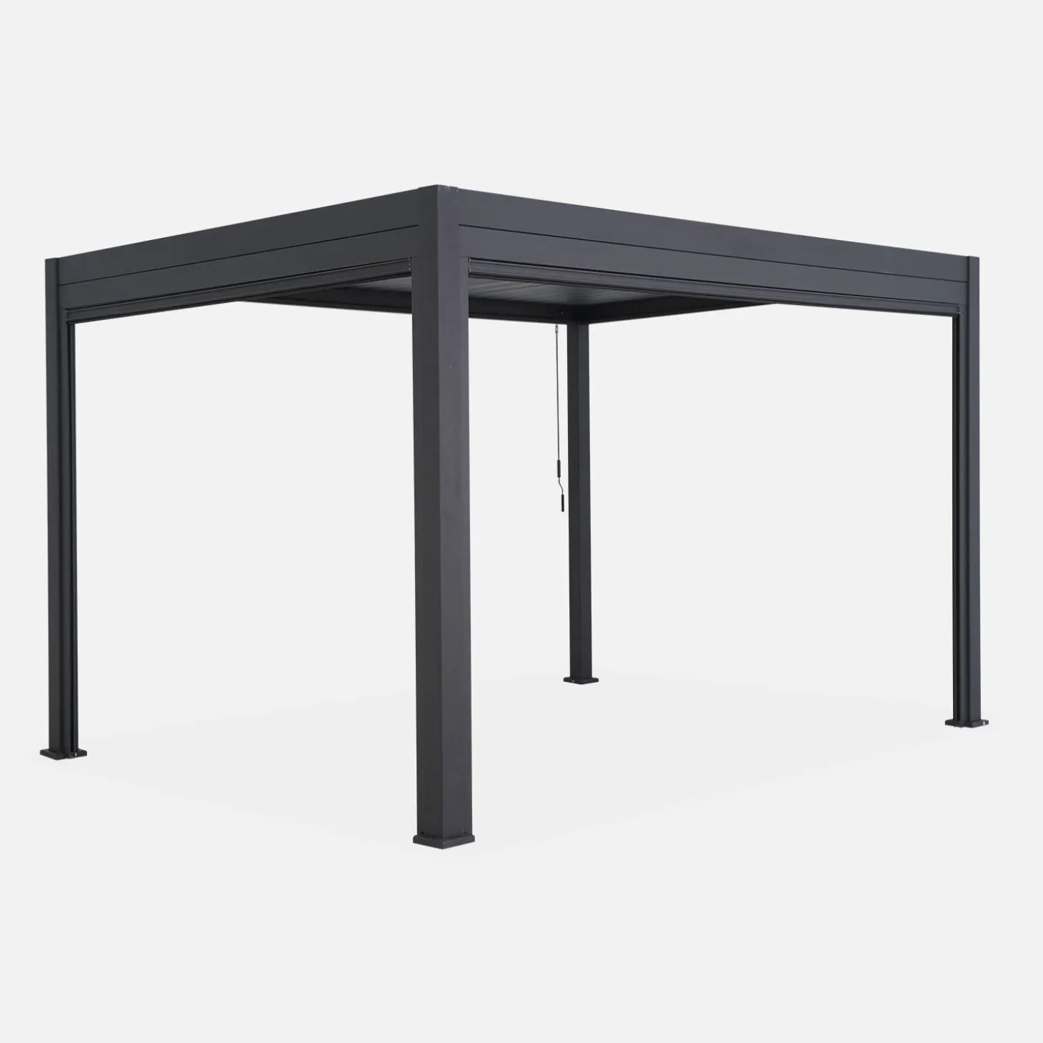 Louvered pergola aluminium 4 x 3m and a 4m blind