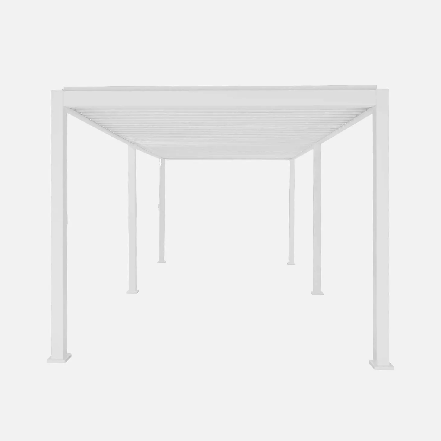 Louvered pergola aluminium 6x3m