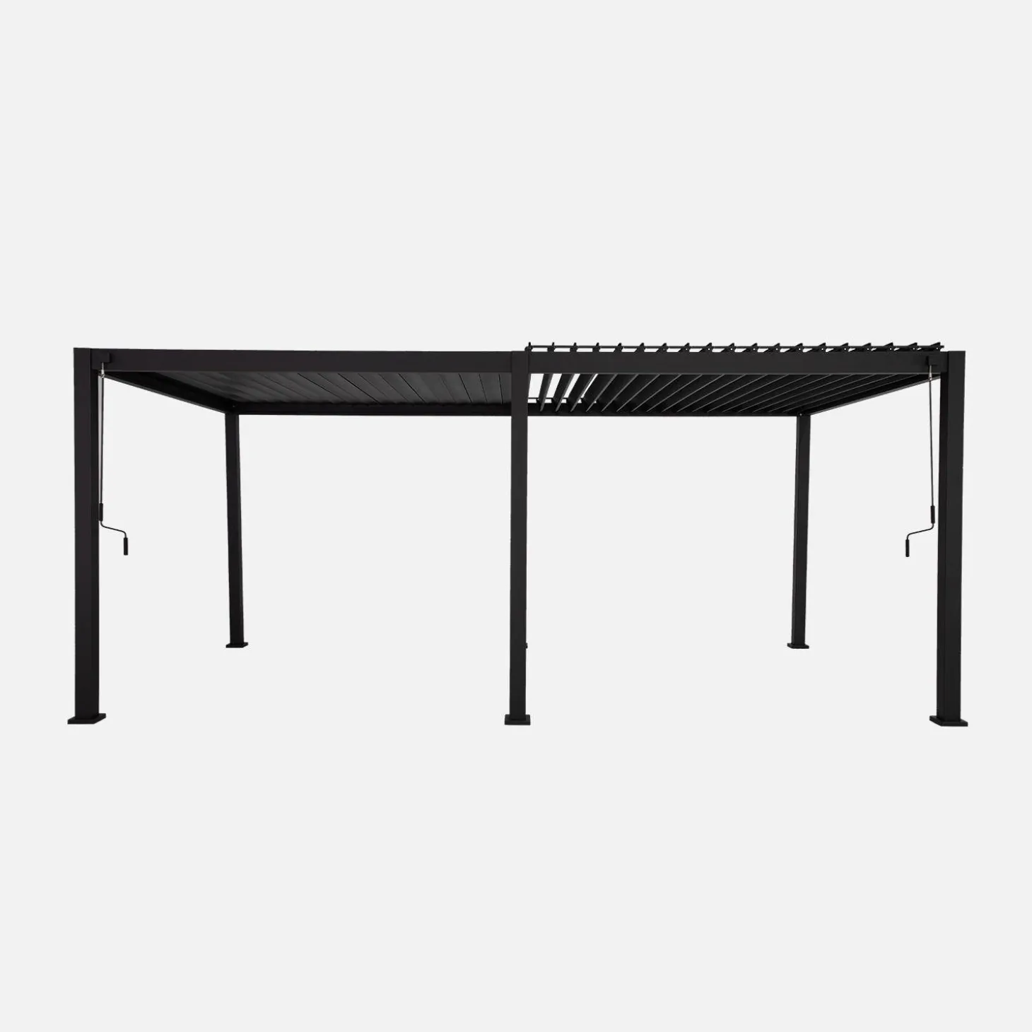Louvered pergola aluminium 6x3m