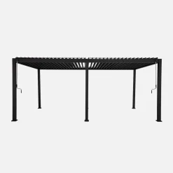 Louvered pergola aluminium 6x3m