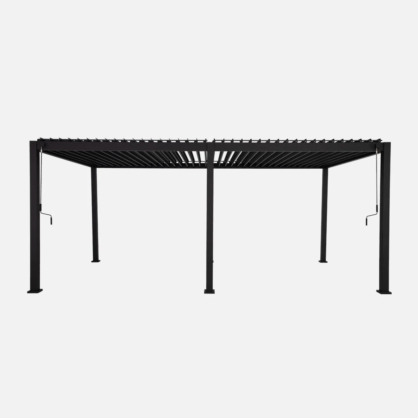 Louvered pergola aluminium 6x3m