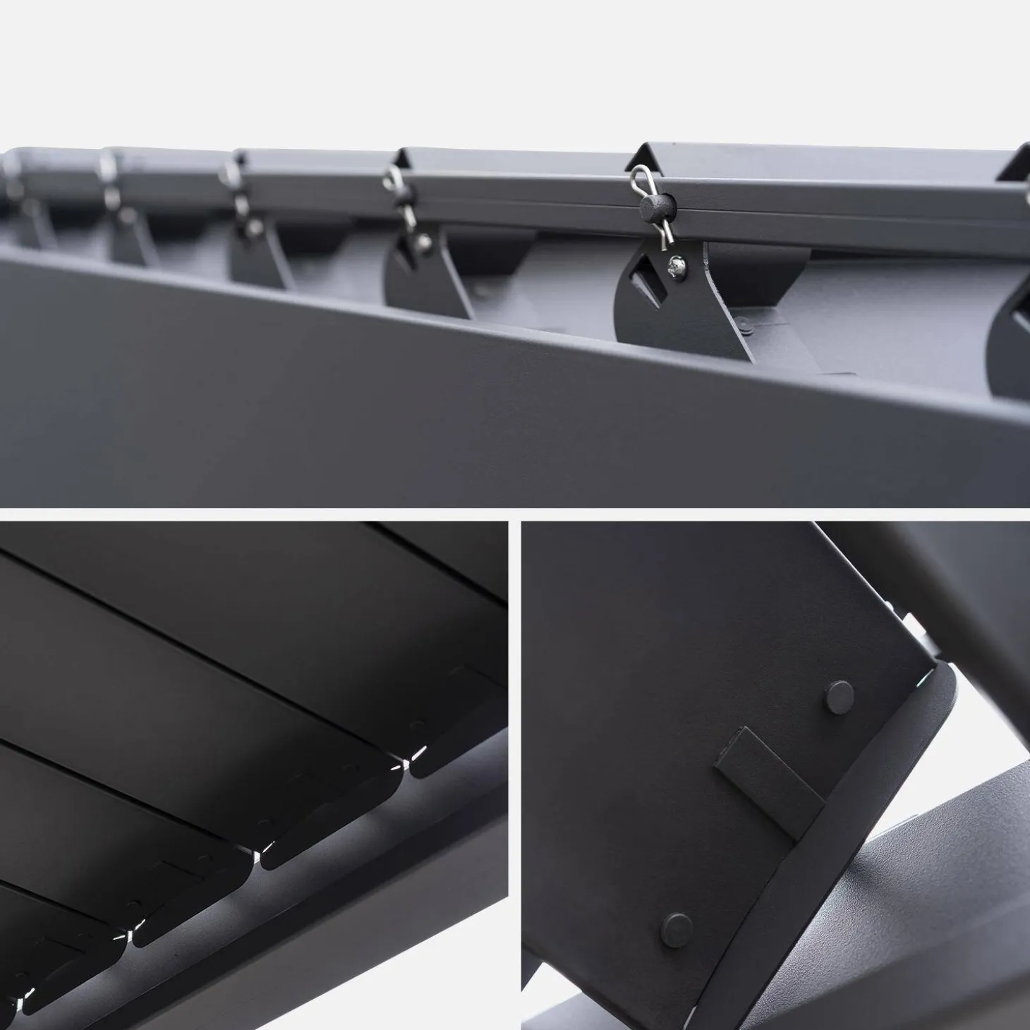 Louvered pergola aluminium 4 x 3m
